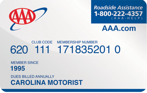 AAA Basic Membership card preview